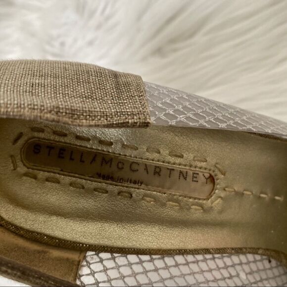 Stella McCartney clear PVC with linen pumps 6.5 - Picture 12 of 12